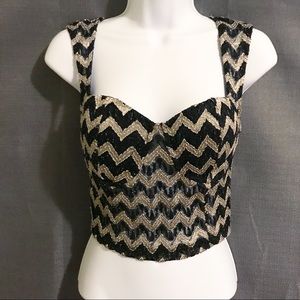 Arden B Crop Top Size Large